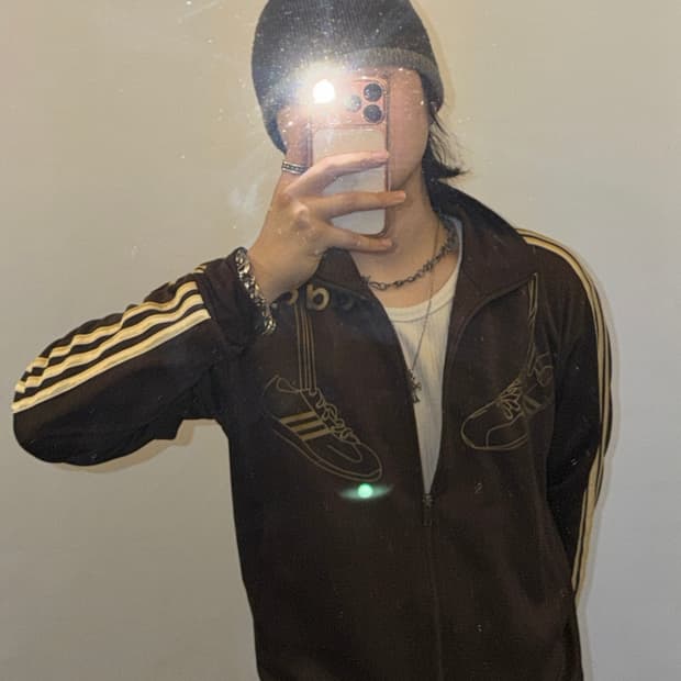 아디다스 y2k 브라운 저지