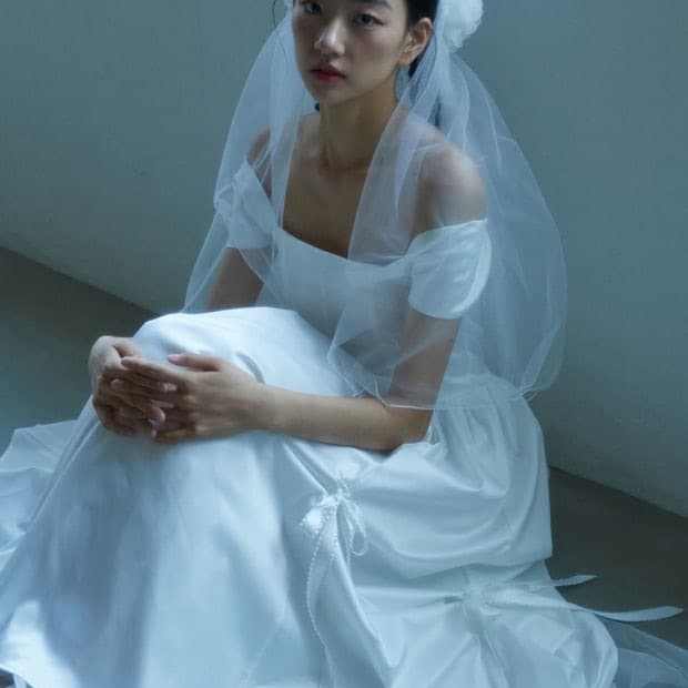 가니송 보우보우 드레스 새상품 s
