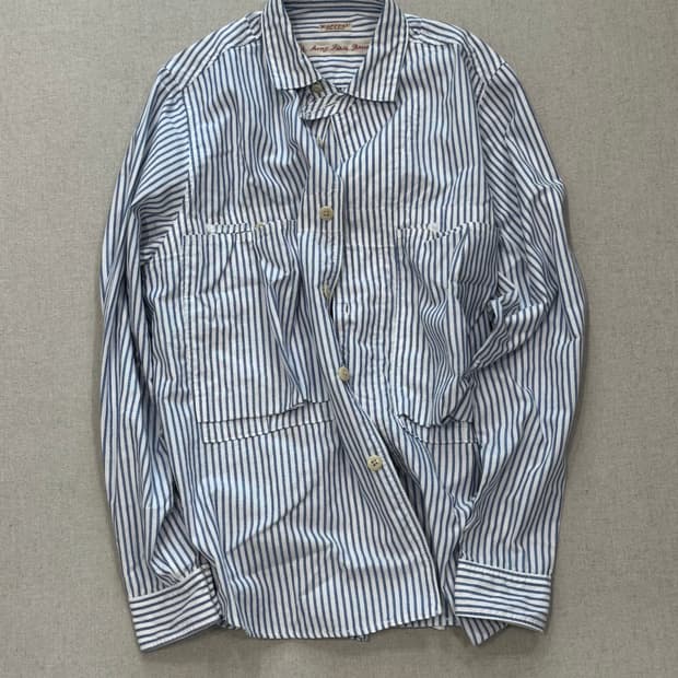 캐피탈 스트라이프 bdu 셔츠 자켓