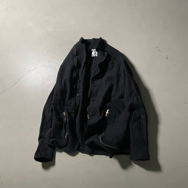 90’s 미치코런던 Wool Zip Multi-Pocket Jacke