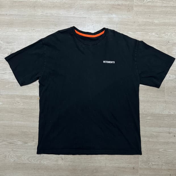 베트멍 익스터널 라벨 로고 반팔 티셔츠 [블랙] M/95