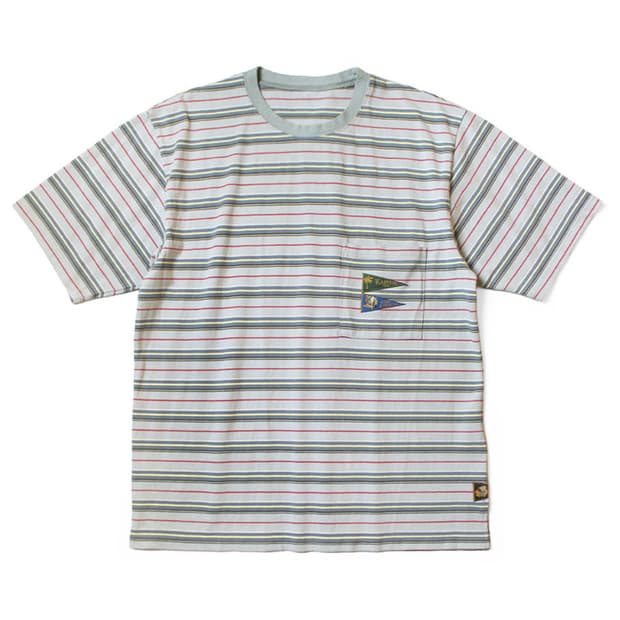 [L] 캐피탈 멀티 스트라이프 보더 티셔츠