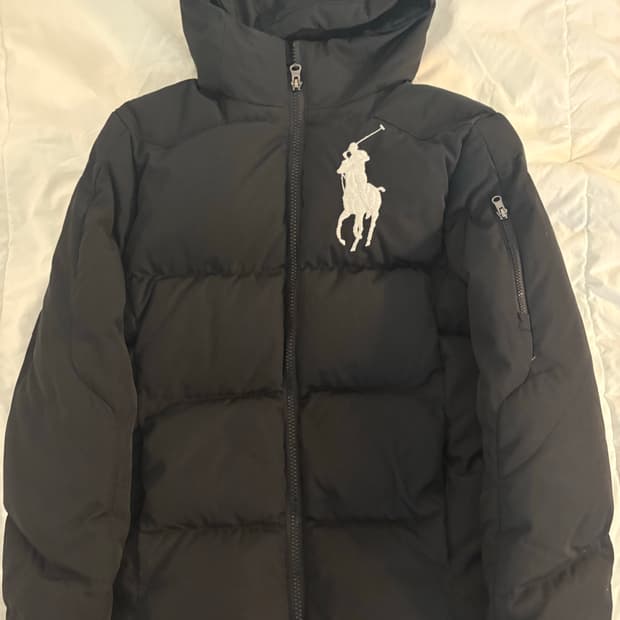 블랙 빅포니 패딩 팝니다