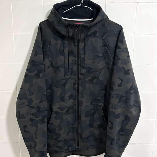 나이키 카모 테크플리스 후드집업