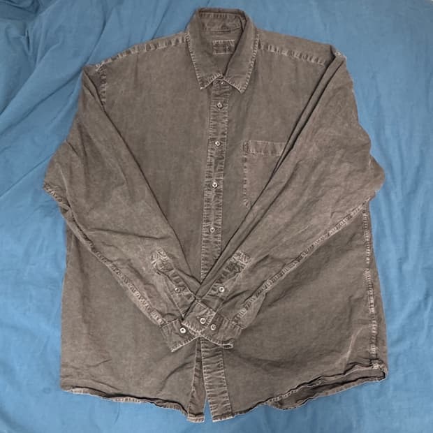 러프사이드 스폰지 다잉 셔츠 차콜