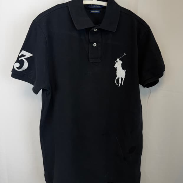 [Polo]폴로 랄프로렌 빅포니 반팔 블랙 M (김하온 착용상품)
