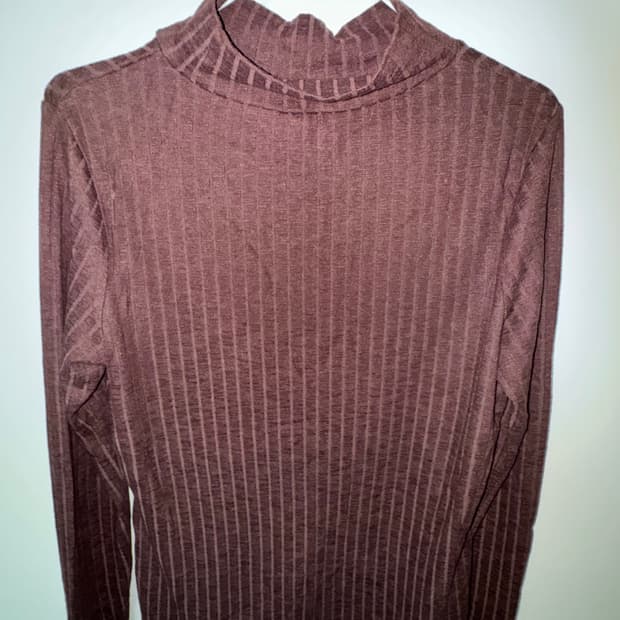 Esprit 갈색 반폴라