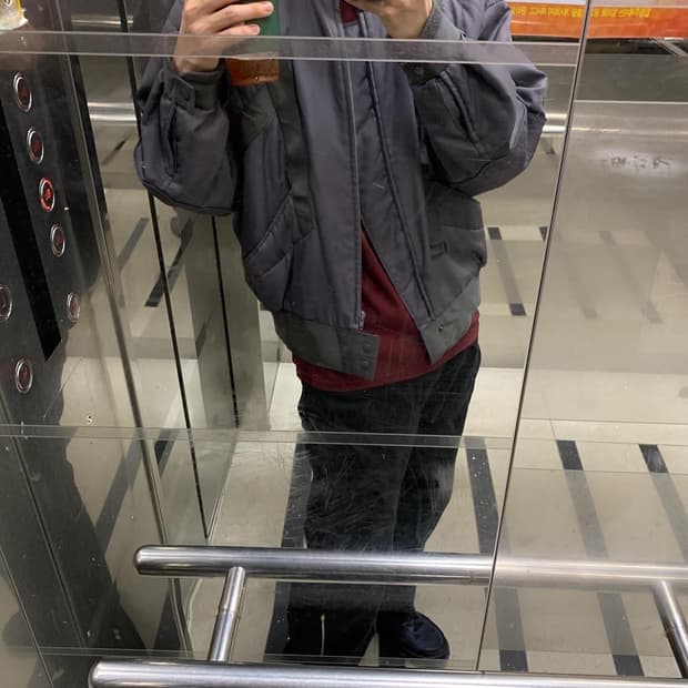 이세이미야케 스카이라인 봄버자켓