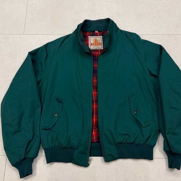 바라쿠타 G9 해링턴 자켓 레이싱 그린 44R