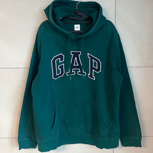 갭 GAP 찐녹 후드티 [M]