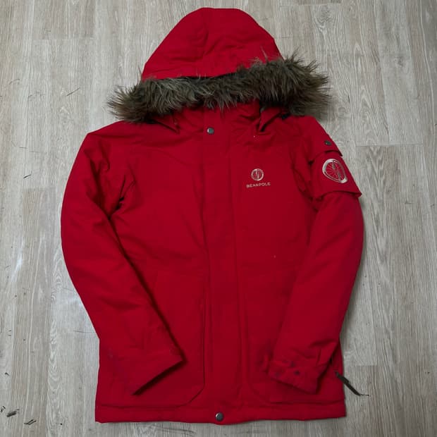 빈폴 아웃도어 덕다운 후드 패딩 S/90 