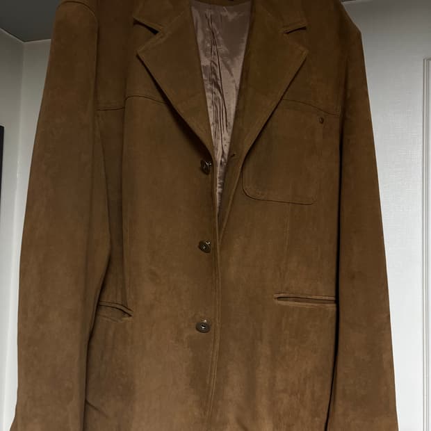 르마드 테일러 스웨이드 자켓 브라운