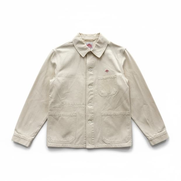 단톤 커버올 자켓 아이보리 36