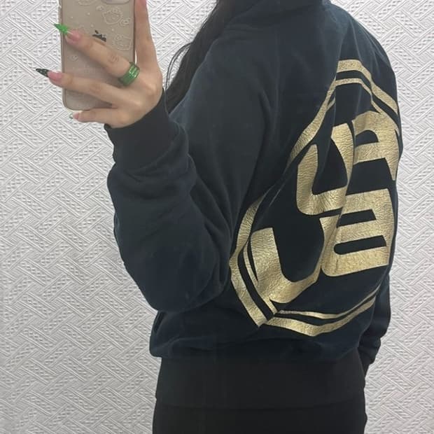 푸부 FUBU 희귀 레트로 펑크 빅로고 기모 후드집업 L C08894