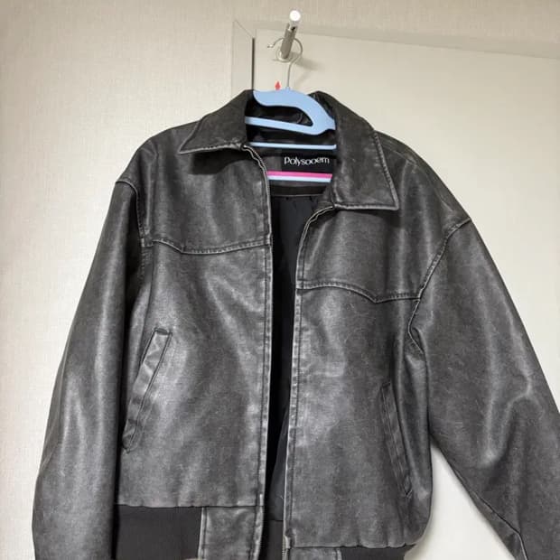 폴리수엠 레더 웨스턴 자켓