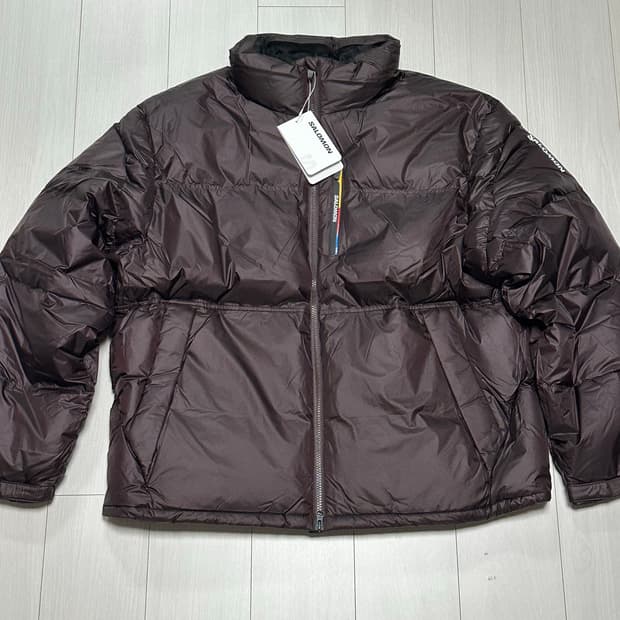 [3XL] 살로몬 컨투어 다운 자켓 초콜릿