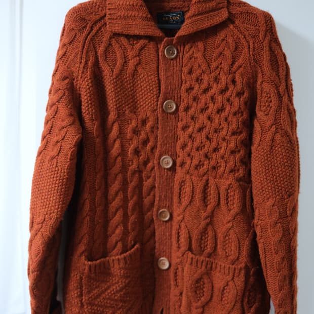 빔즈플러스 알란 패치워크 가디건