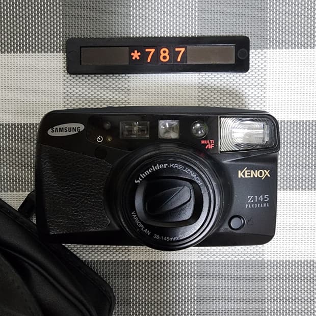 삼성캐녹스 Z 145 파노라마 필름카메라 파우치포함