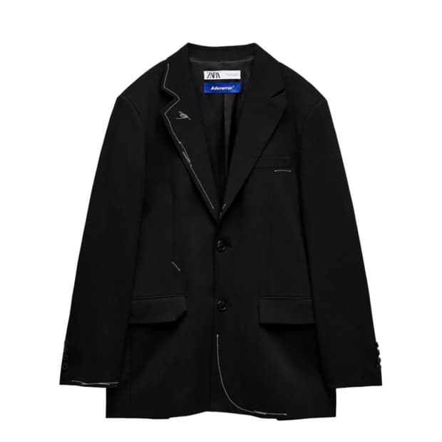 자라 x 아더에러 오버사이즈 블레이저 블랙