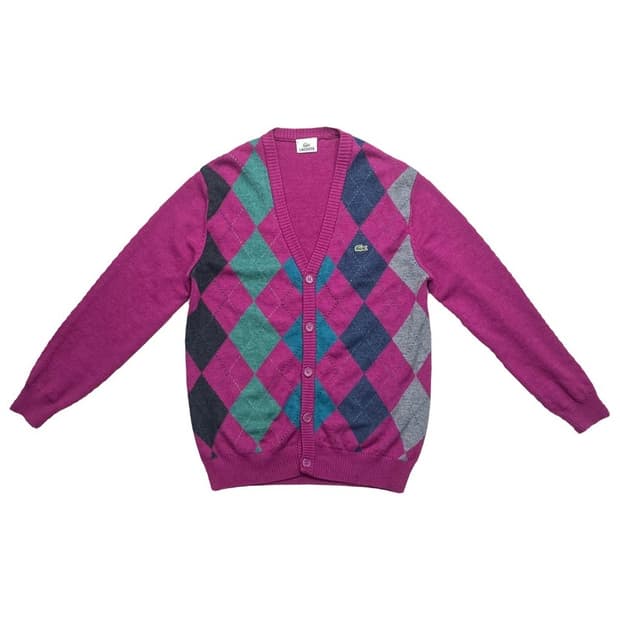 LACOSTE 아가일 가디건 5