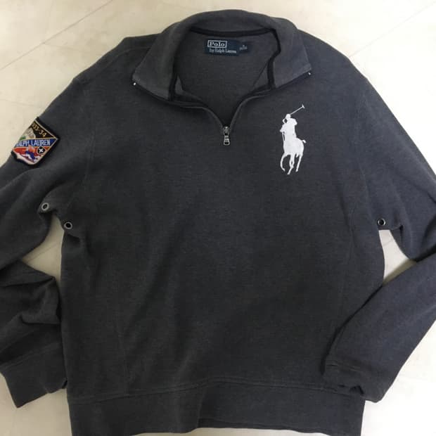 폴로 니트 반집업