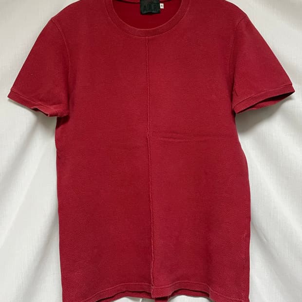 [F] Yohji Yamamoto AAR 레드 니트 반팔