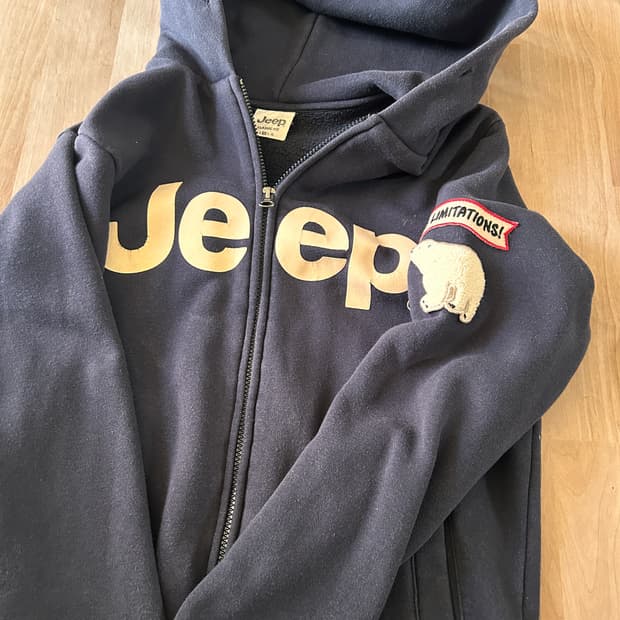 지프 폴라베어 후드집업