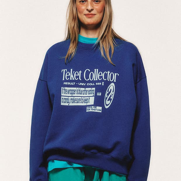 Teket 테켓 블루 맨투맨