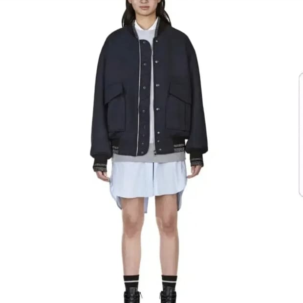 럭키슈에뜨 블루종 집업