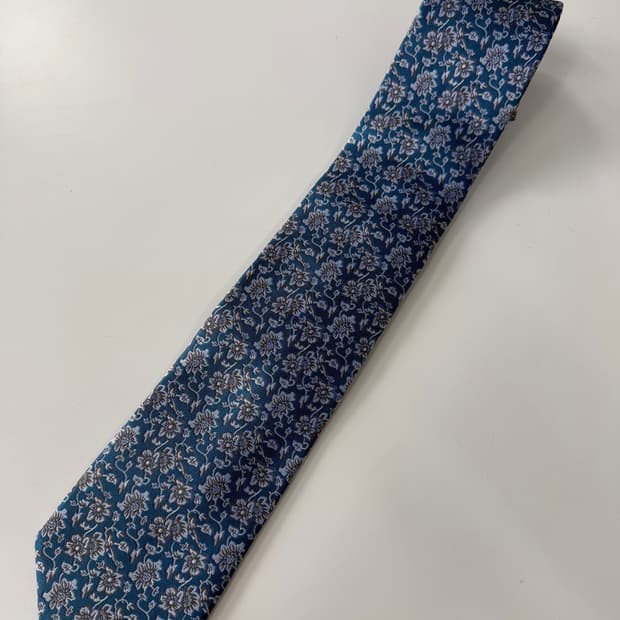 빈티지 실크 넥타이 8.3cm