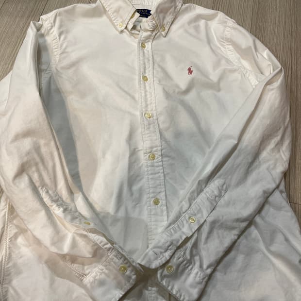 폴로 화이트 셔츠