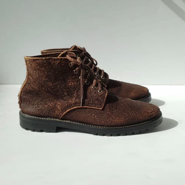 Comme des Garcons 카우 레더 부츠