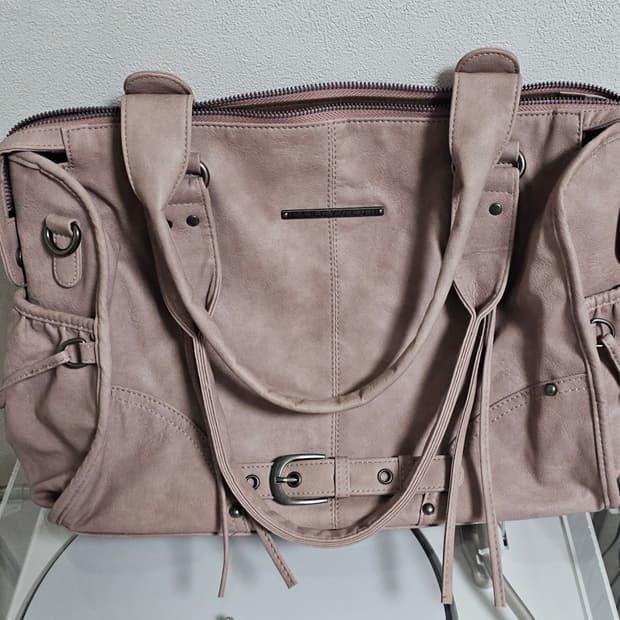 팬시클럽 레더백 핑크