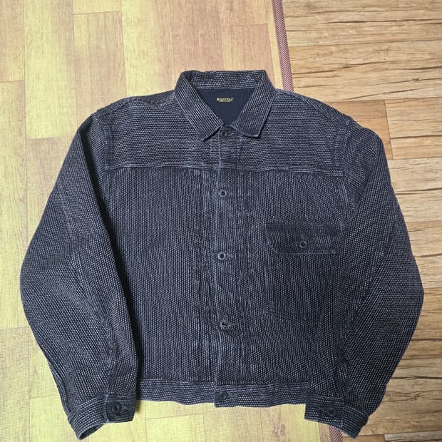 캐피탈 센츄리 데님 No.9 1st 자켓 블랙