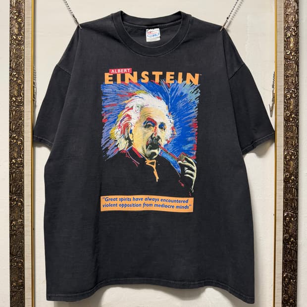 빈티지 90s Einstein 아인슈타인 티셔츠