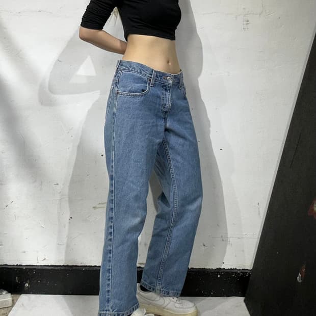 리바이스 550 연청 와이드 데님 팬츠 30