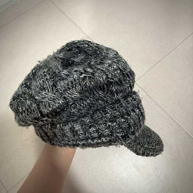 [CA4LA st] knit drape cap