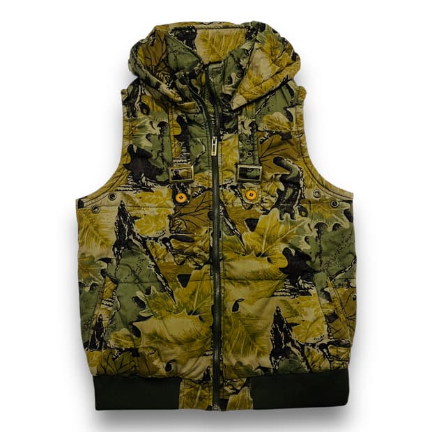 Warg Round 리얼 트리 카모 패딩 베스트/조끼