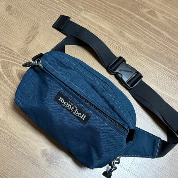 90s old montbell gusset pouch