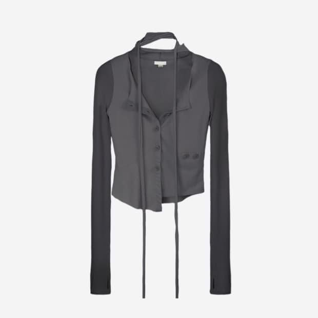 Bonnae muffler cardigan