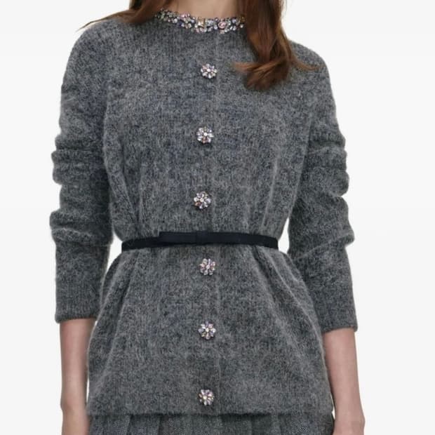 [새상품] 셀프포트레이트 가디건 