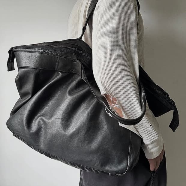 2010 Yohji Yamamoto leather bag