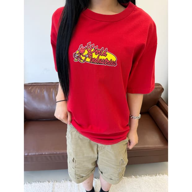00s 월드인더스트리 빈티지 티셔츠 상품이미지1