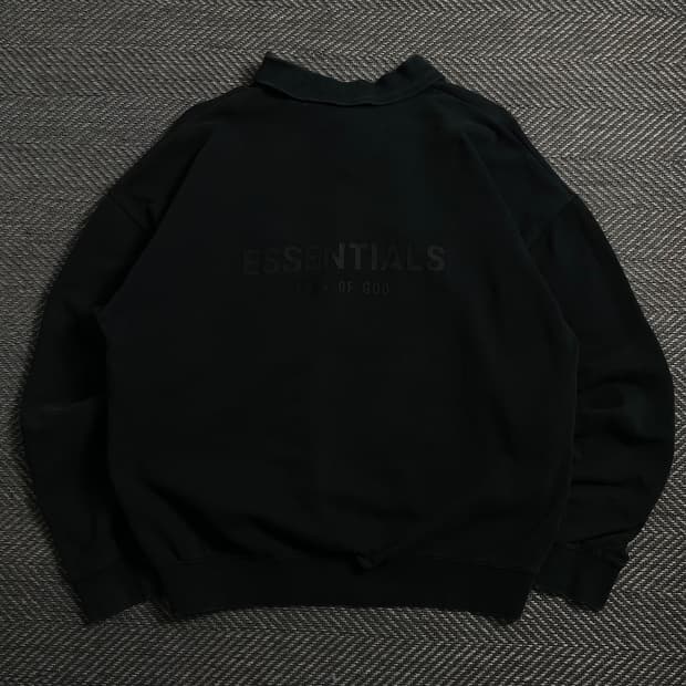 피어오브갓 에센셜 박시핏 롱슬리브 블랙 o 4080