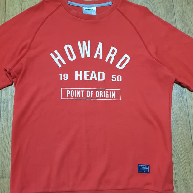 1215 헤드 긴팔 라운드티 100 사이즈입니다