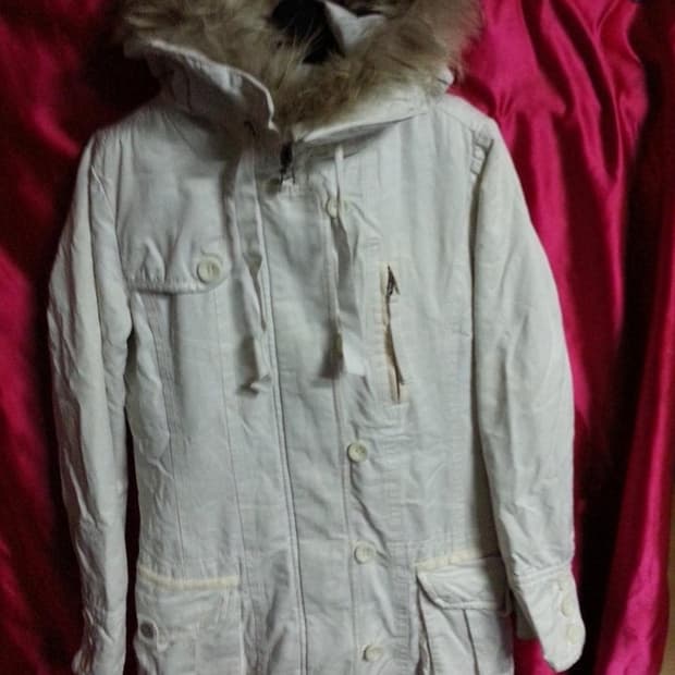 스멕스 토끼털 내피 야상 점퍼 자켓 90