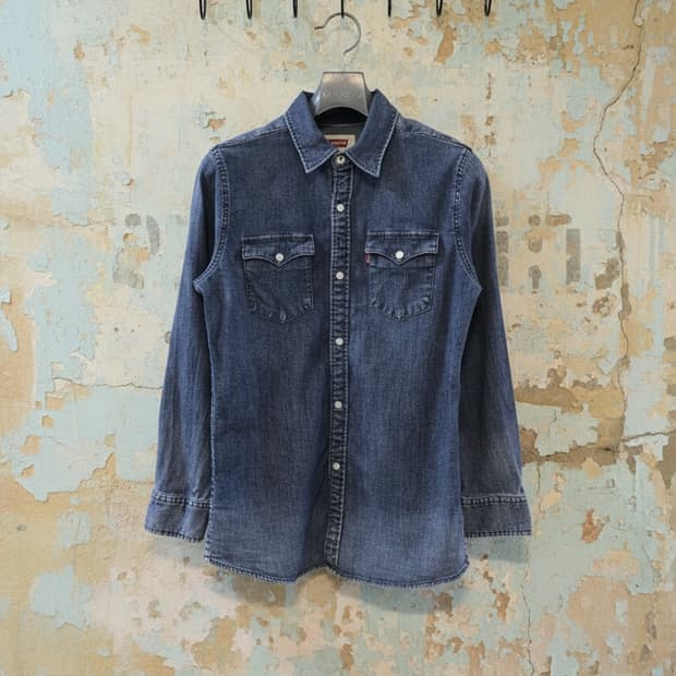 리바이스 데님 셔츠 55-66
