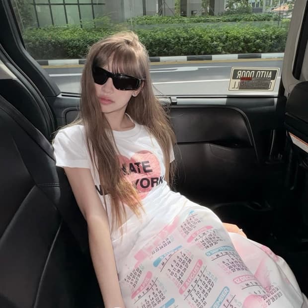 [S,M,L]바퀘라 25fw I HATE NY 티셔츠