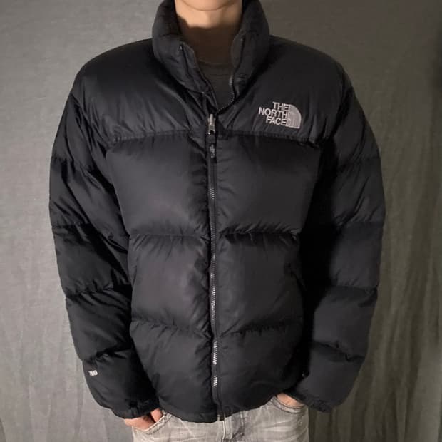 노스페이스 눕시 패딩 블랙 700 L사이즈