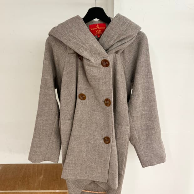 비비안 웨스트우드 레드라벨 후디 코트